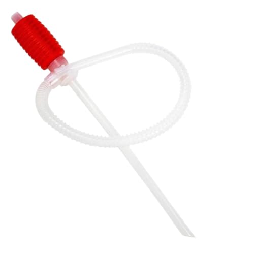Bomba de transferencia de sifón portátil, herramienta de transferencia de líquidos, bomba manual de gran presión para gasolina, motocicleta, agua, líquido, manguera de transferencia duradera para uso