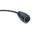System-S S-Video Kabel 5 m Din 3 Pin Stecker zu Buchse in Schwarz