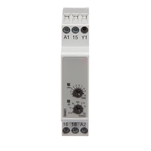 Relé de retardo DAA51CM24B001 para control industrial temporizado de 24-240 VCA 3