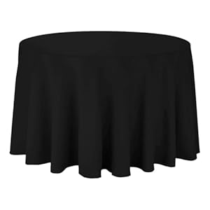 Sparkles Make It Special schwarze Stoff Tischdecke 5er Pack