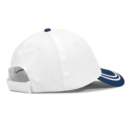 Image of Captain and First Mate Hat for Men Women, Cool Gifts for Boat Owners or Costume, White /Blue