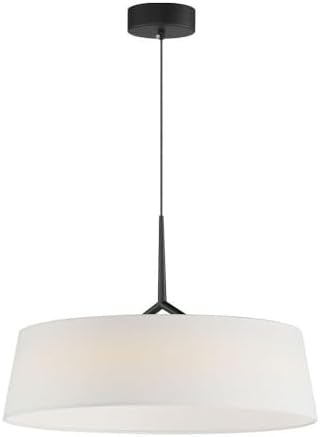 Maxim Lighting 10336WTBK Paramount - 31.5W 1 LED Pendant-13.75 Inches Tall and 21.25 Inches Wide, Finish Color: Black