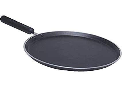 Hard Anodised Tava, Diameter 26 cm, Thickness 4.88 mm, Black Pack of 2