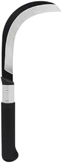 Zenport K310 Brush Clearing Sickle with 9-Inch Carbon Steel Blade and 9-Inch Aluminum Handle - Gardening/Landscaping Hand Sickle with Grip
