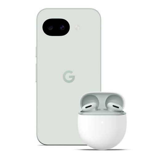 Google Pixel 10a (128GB,White,sub6,EMEA)+Pixel Buds A-Series (2025), Fog, EMEA