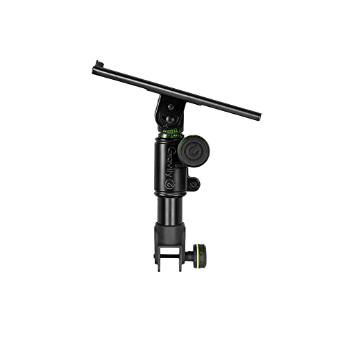 Gravity FT 01 MT B - Flexible Studio-Monitorablage für DJ Tisch (Paar), Anpassbare Studio-Monitorhalterung, schwarz