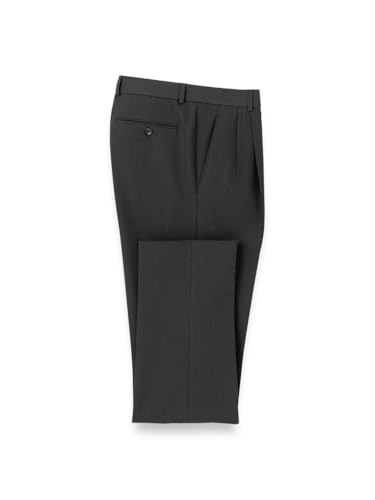 Image of Paul Fredrick Men's Comfort Stretch Travel Pleated Pants