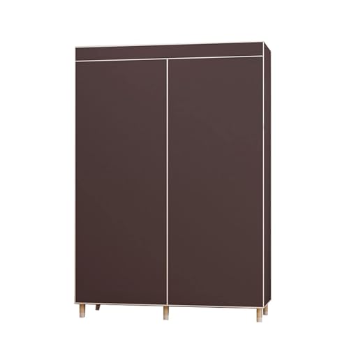 Armoire en tissu avec étagères de placard multifonctions et tringle