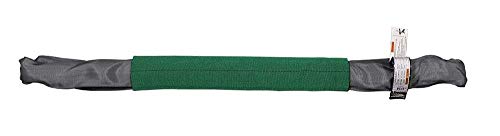 Grey Eye and Eye 10 Foot Polyester Round Sling | 31,000 lb. Vertical Capacity | 24,800 lb. Choker | 62,000 lb. Basket | 4-5/16