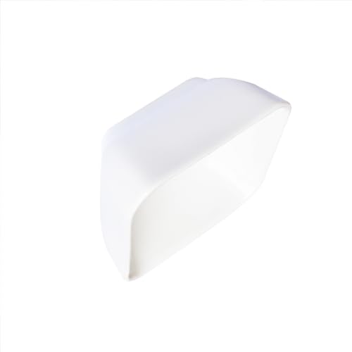 Pirhosigma 4 pcs 7.5cm Square Porcelain Soy Sauce Dish Ceramic Dip Dipping Bowls White for Dinner Baking BBQ and Cooking - Image 3