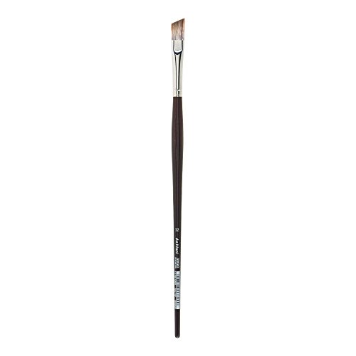 da Vinci Oil & Acrylic Series 7197 Grigio Paint Brush, Slant Synthetic with Bordeaux Ergonomic Handle, Size 12