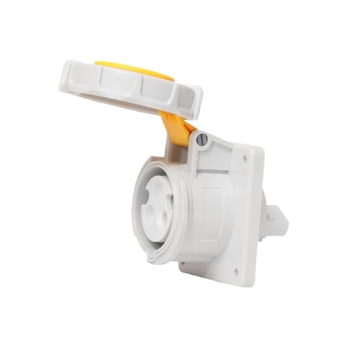 Enchufe industrial de aviación 4 h, 110 V-130 V, trifásico, 16 A, impermeable, conector macho y hembra, IP67(Concealed socket)