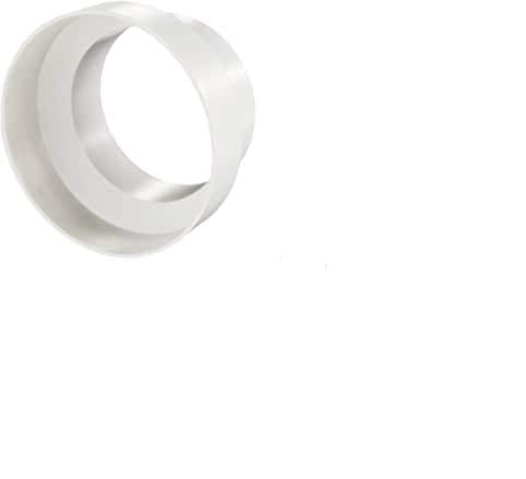 Bathroom Extractor Fan Ducting Tube Reducer Fan PVC 100mm to 80mm 4" inch 3 inch (4" - 3" 100mm - 80mm No)
