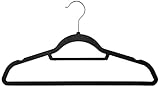 Greenco Velvet Non-Slip Ultra slim Suit Hangers, Value Pack Set of 50