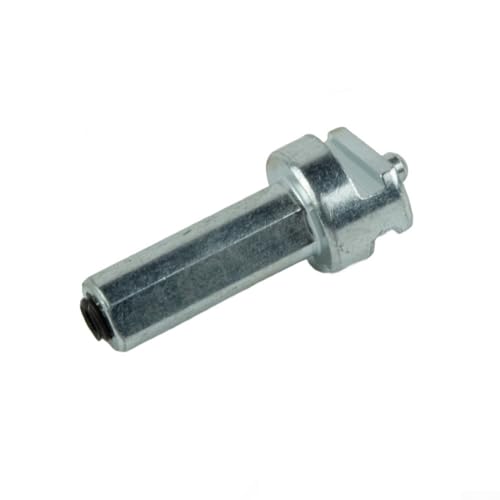 Jotekonoby Conector de tubo de taladro eléctrico de acero galvanizado de 16 mm para limpieza de alcantarillado, barra de extensión de barrena de drenaje, cable de resorte para limpiador de desagües