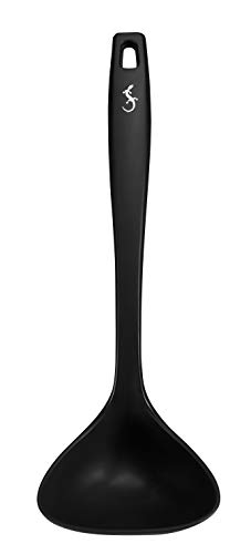 Lurch 240612 Smart Tool Schöpfkelle aus 100{b3d18e2c1a9117eb13d592052d6f4d7479d6492854886490ae30c6e2984b5102} BPA-freiem Platin Silikon mit Nylonkern, 28cm, Schwarz Lurch 240612 Smart Tool Schöpfkelle aus 100{b3d18e2c1a9117eb13d592052d6f4d7479d6492854886490ae30c6e2984b5102} BPA-freiem Platin Silikon mit Nylonkern, 28cm, Schwarz