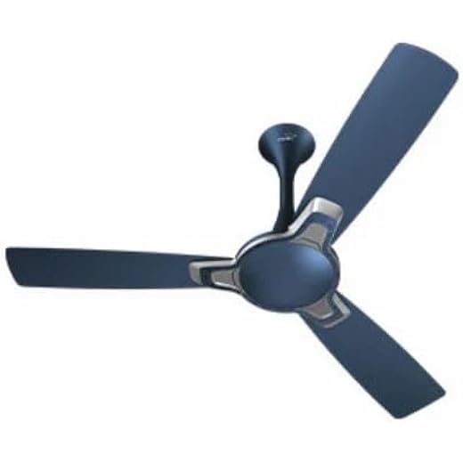 Ceiling fan Operates via direct wall switch or fan knob Des