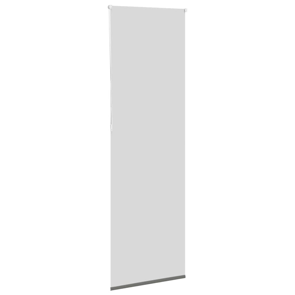 Store Enrouleur occultant Gris en Polyester Largeur Tissu 75,7 cm Hauteur 230 cm avec Supports de Serrage sans perçage pour fenêtre Bureau Maison Salon Protection Solaire et intimité