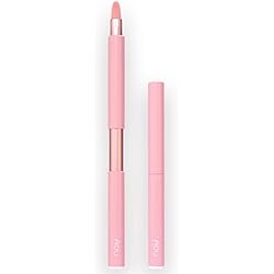 AOU LIP BRUSH Compact & Retractable Design for Easy Carry with Cruelty-Free Soft Brush, Valentine's Day Gifts for Woman