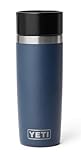 YETI Rambler 16 oz (473 ml) Coffee Travel Bottle with 100% Leakproof Hotshot Commuter Cap, Vacuum Insulated Stainless Steel Tea & Coffee Cup Travel Mug, Navy