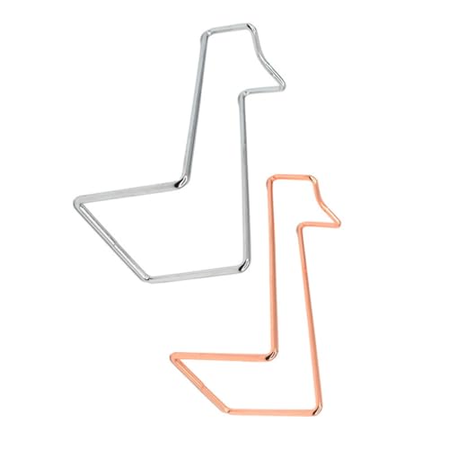 Veemoon Botellero de Hierro para Vino 2 Piezas Soporte Moderno para Botellas Estante Decorativo Color Plata y Rosa Dorado Exhibidor Compacto para Almacenamiento Bar o Cocina