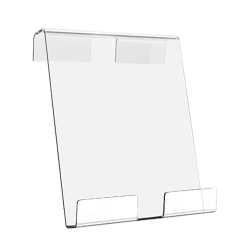 Genérico Supporto per libri da tapis roulant | Supporto per telefono in acrilico per cyclette, supporto leggero per tablet sui, accessorio fitness per compagni figlio amici figlia