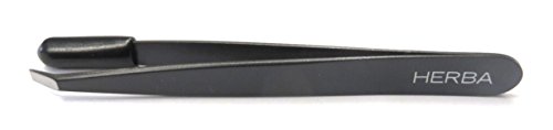 Preisvergleich Produktbild Herba.Pinzette gebogen, Inox, schwarz