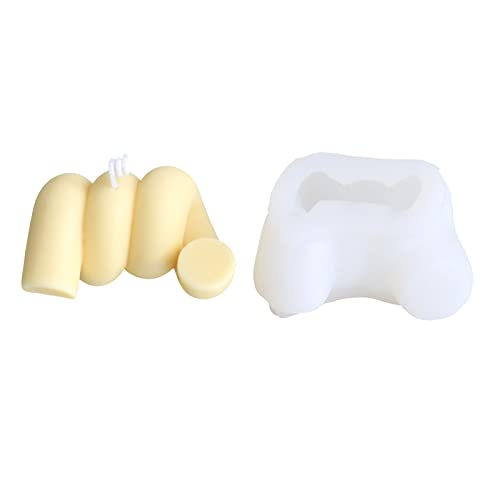 Forma de nudo de cuerda trenzada de silicona Booler Molde para tarta de cumpleaños, decoración de cupcakes, herramienta de cocina duradera