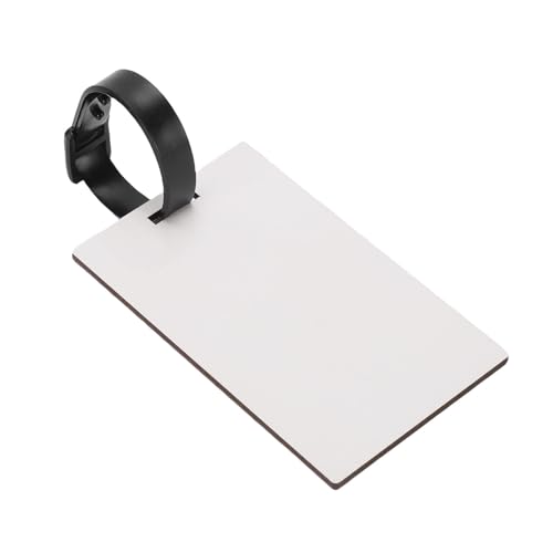 Étiquettes de bagage par sublimation vierges en MDF x18