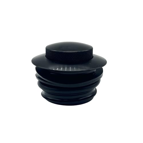 Bouchon de réservoir carburant affleurant noir pour supprimer le relief sur Touring et Dyna