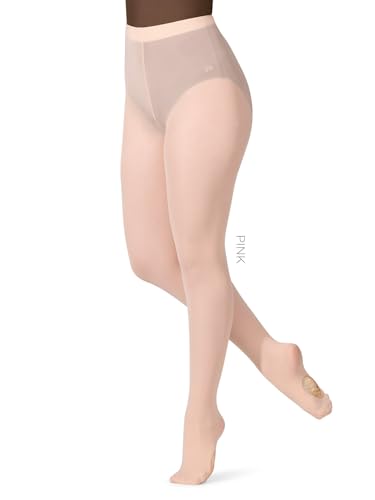 Theatricals Girls Convertible Tights with Smooth Self-Knit Waistband T5515CCARS Caramel Small4