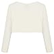 BONNY BILLY Mädchen Strickjacke Langarm Baumwolle Kinder Bolero Jacke 8-9 Jahre/128-134 Beige