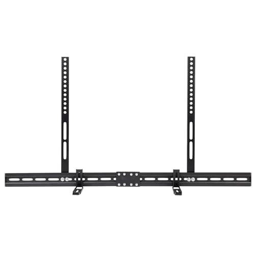 Support universel barre de son sous TV avec ou sans trous fixation robuste