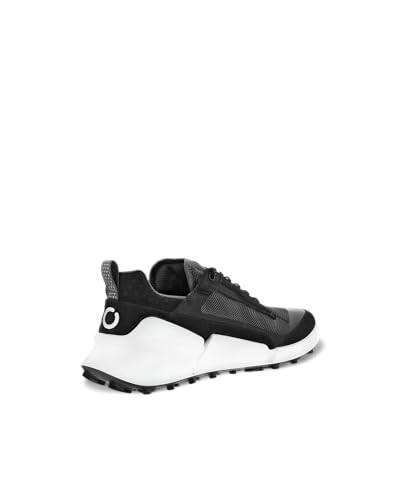 Image of ECCO Biom 2.1 X Mountain Black /Magnet Nubuck Leather Regular Width Men Casual Sneakers UK - 11.5