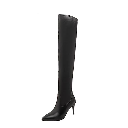 Bottes au-dessus du genou 8cm réglables pour pieds sensibles en danse