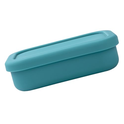 DECOMELODY Caja de Silicona Reutilizable para Alimentos Compacta y Portátil con Buen Sellado para Conservación Frigorífico y Microondas para Camping y Uso Diario