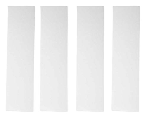 Rockville Pair RVSM1 80 lbs Studio Monitor Speaker Stands, Adjustable Height, Vibration-Damping EVA Pad, Sturdy Steel Base, White, for Home and Professional Recording Studios