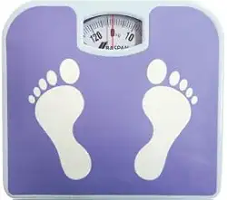 Balança Mecânica Antiderrapante Peso Até 130kg Para Banheiro Casa