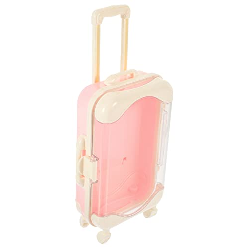 Valigia Miniatura Per Ragazzo Ragazza Valigetta Giocattolo Simulata Per Gioco Di Ruolo e Decorazione Casa Design Elegante e Dettagliato Perfetta Per Bambole e Giochi Di