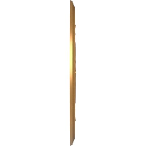 Image of Ekena Millwork CMP19BABGL Baltimore Thermoformed PVC Ceiling Medallion (Fits Canopies up to 7 3 /4 inch), 19 inchOD x 3 1 /2 inchID x 1 inchP, Bright Coat Gold