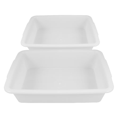 Gadpiparty Plateau de Laboratoire en Plastique 24X17X65 CM Résistant Acide et Base Étanche Anti-Fuite Organisateur Multifonction pour Réactifs Chimiques et Matériel Chimie Usage