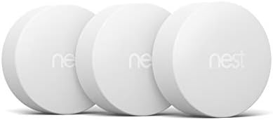 Google Nest Temperature Sensor 3 Count Pack - Nest Thermostat Sensor - Nest Sensor That Works with Nest Learning Thermostat and Nest Thermostat E - Smart Home