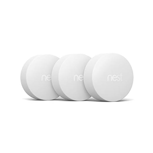 Google Nest Temperature Sensor 3 Count Pack - Nest Thermostat Sensor - Nest Sensor That Works with Nest Learning Thermostat and Nest Thermostat E - Smart Home