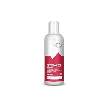 Ibasa Shampoo Antifúngico Cetoconazol Para Cães E Gatos 100Ml