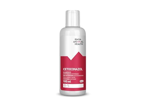 Ibasa Shampoo Antifúngico Cetoconazol Para Cães E Gatos 100Ml