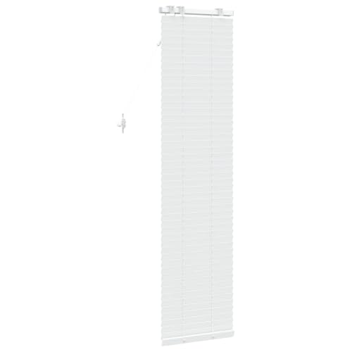 Persiana de madera blanca de 50 x 160 cm con láminas de 35 mm 5