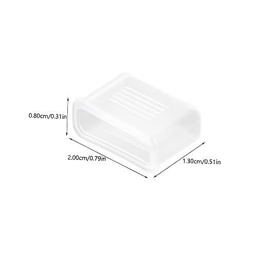 20 tapas protectoras para silbatos, plástico durable miniatura 2