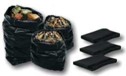 PZ 50 SACCHI ULTRA STRONG SUPER RESISTENTI PER IMMONDIZIA CM 55 X CM 65 MICRON 40 PER SPAZZATURA E RACCOLTA DIFFERENZIATA PLASTIC BAGS (200)