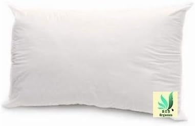 BSD Organics Comfy Cotton Pillow Cover/Thalayanai/takiye ka aavara/Uśīcā kavhara/Mette kavar (Off - White) - 3