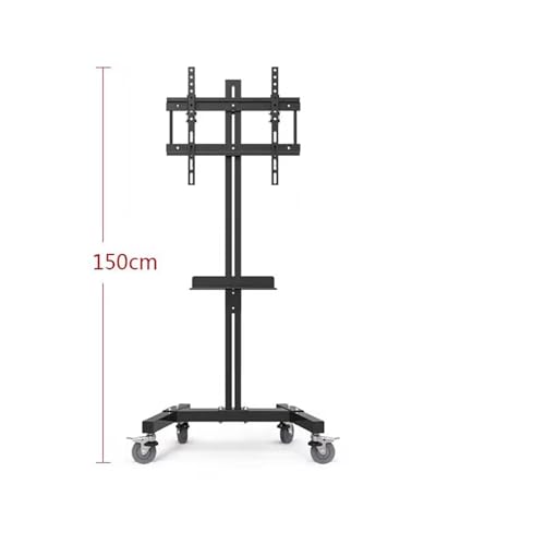 Soporte móvil para TV, altura ajustable, ruedas, 40-60 pulg miniatura 2